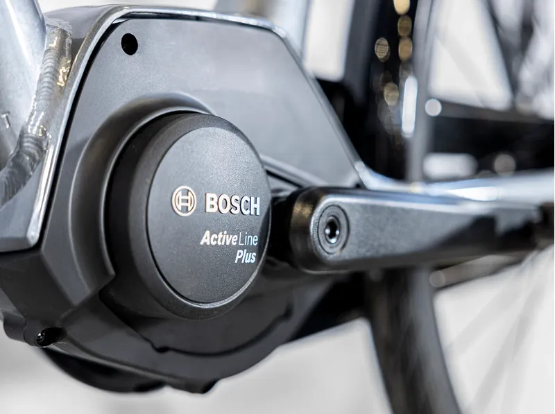 Trek District+ 2 400wh Electric Hybrid Bike 2024 in Galactic Grey-7